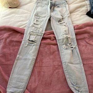 American eagle next level stretch skinny jeans